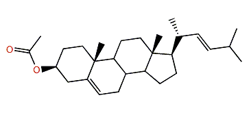 24-Norcholesta-5,22-dien-3b-yl acetate